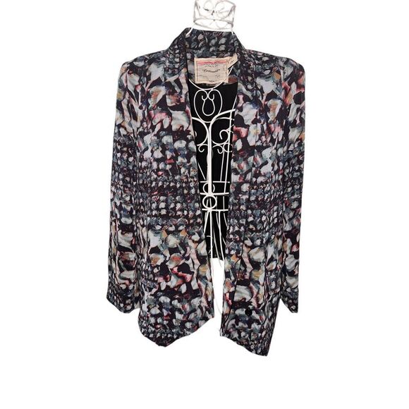 EXCLUSIVELY UNIQUE RARE WOMEN Cartonnier Anthropologie Ardsley Abstract Floral B - Picture 2 of 16